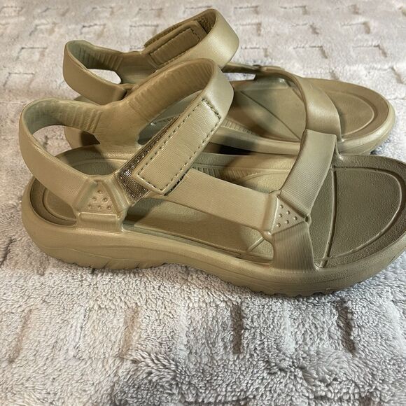 Teva Sandals Womens W8 Tan Rubber Hurricane Drift Outdoor - Picture 5 of 11